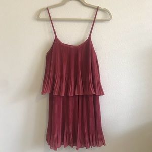 Lauren Conrad Maroon Dress